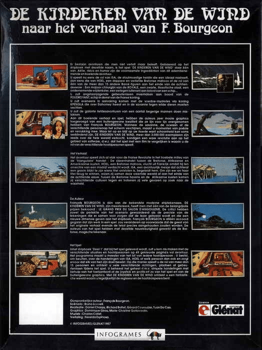 Passengers On The Wind box art for Commodore 64
